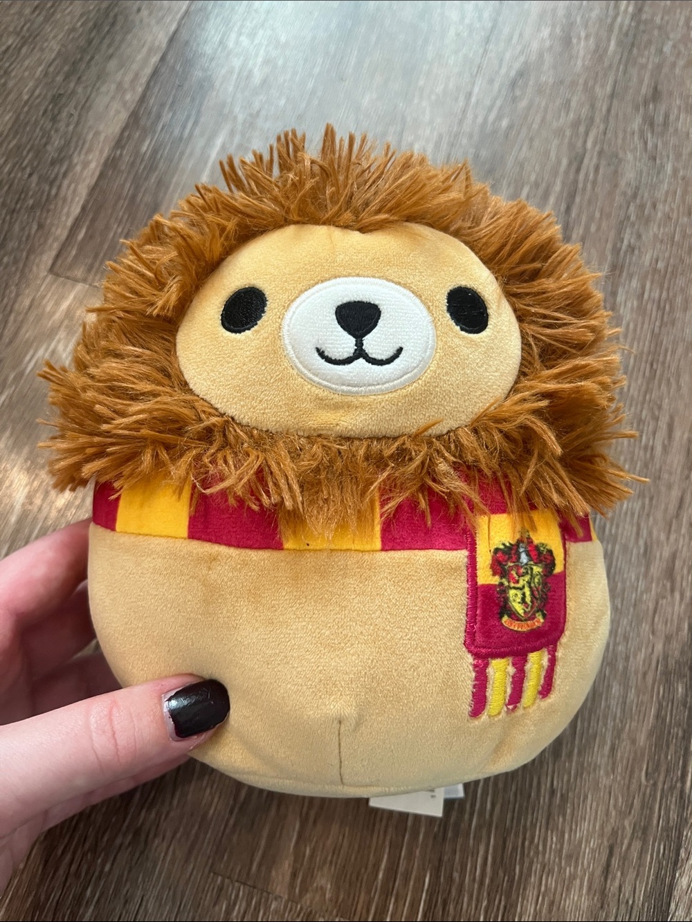 Squishmallows Gryffindor Lion Plush in Brown, Gold & Red- 7 in